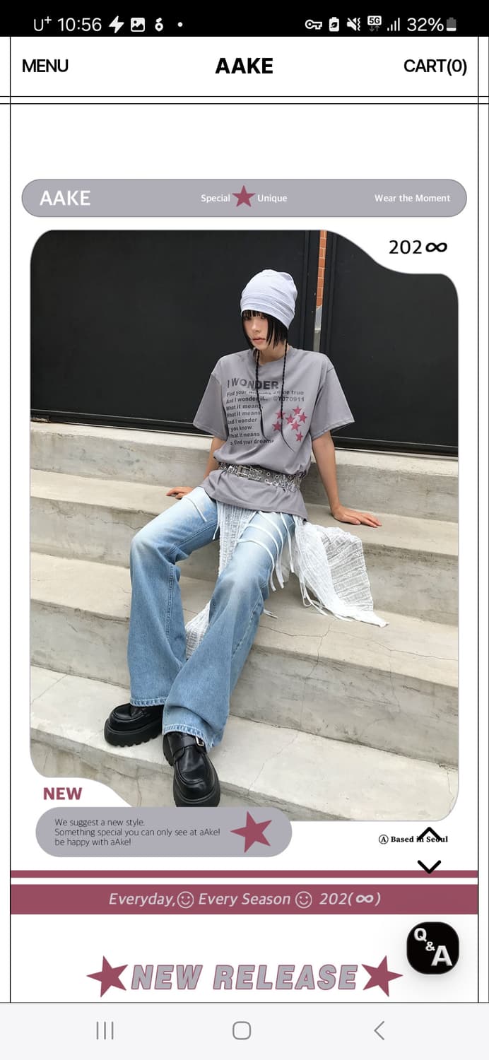 아케 AAKE 데님 새상품 s 상품이미지2