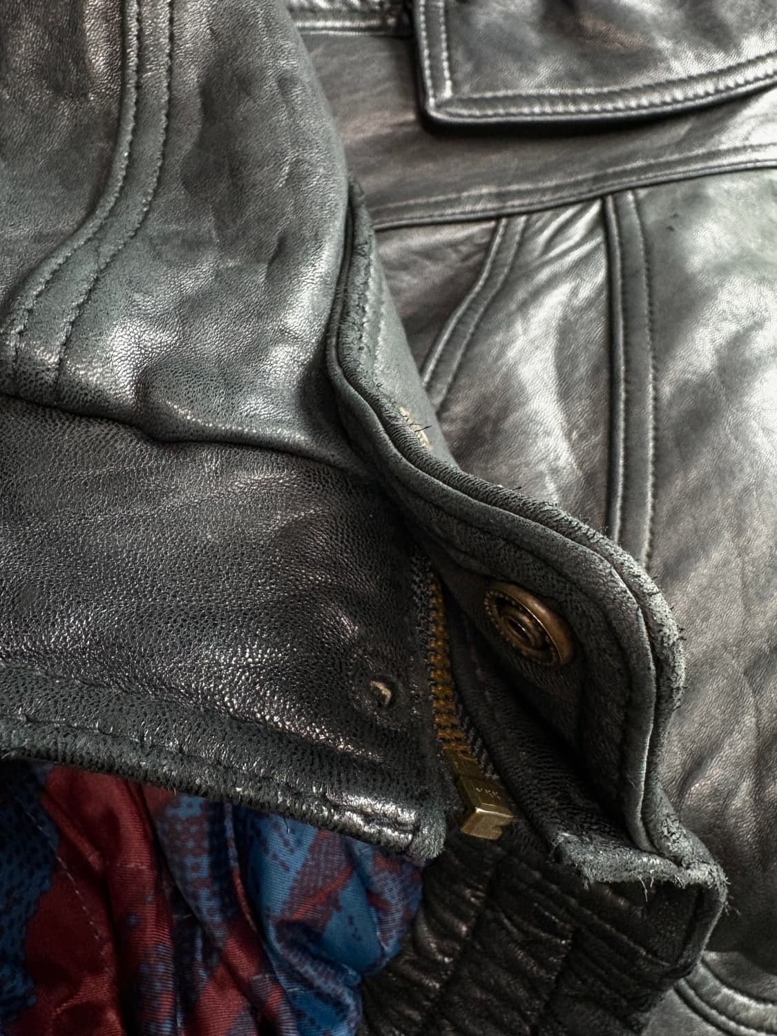 90s 나이키 아카이브 양가죽 봄버 자켓 3270 상품이미지6