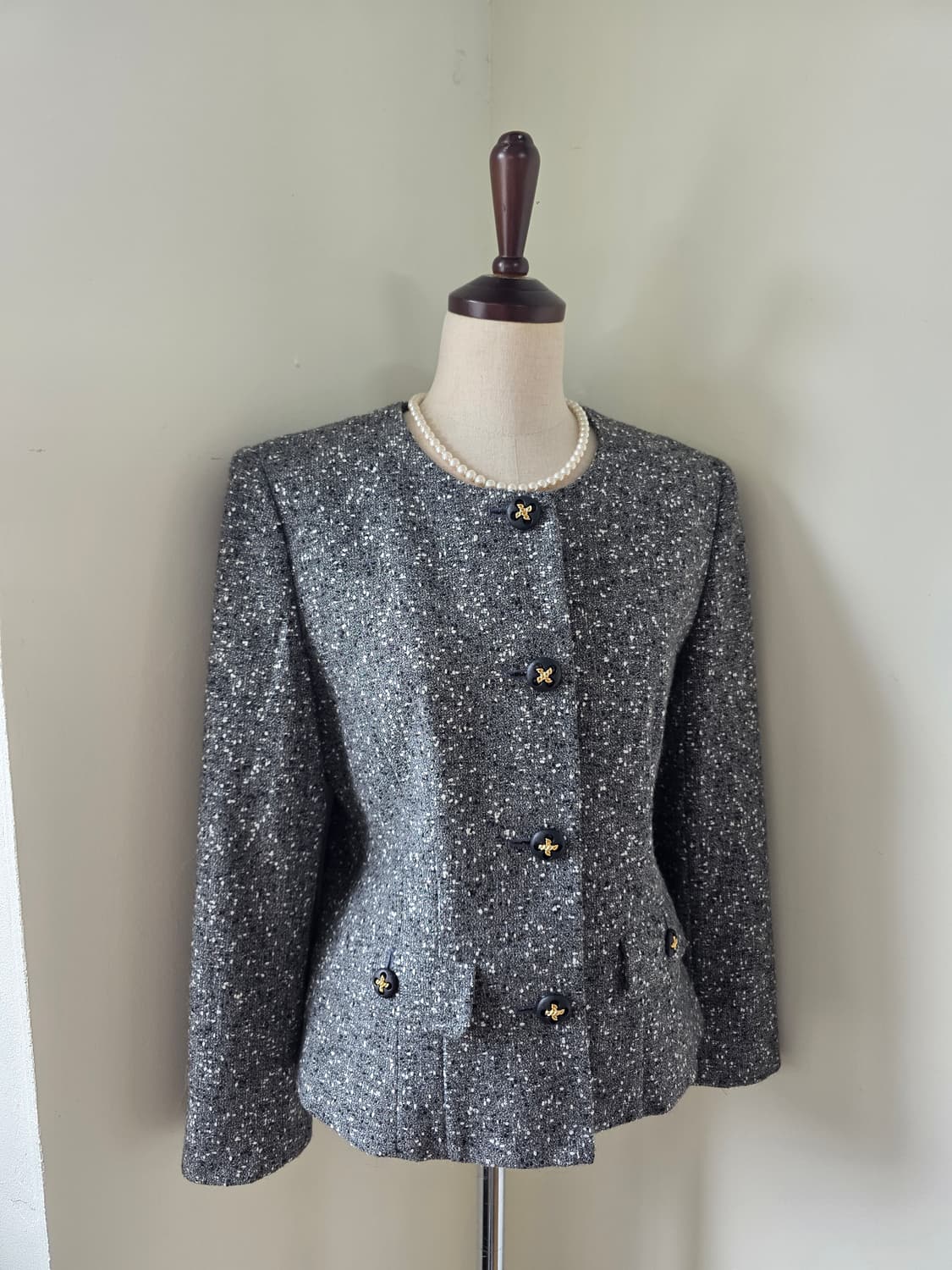 보카시 부클 트위드 자켓  상품이미지2