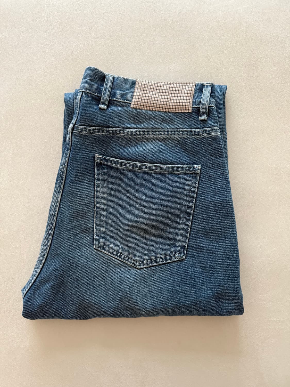 mfpen 레귤러진  워시드블루 상품이미지1