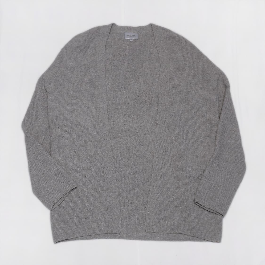 시리즈 버튼리스 울캐시미어 트위드 믹스 니트 가디건 (100) 상품이미지3