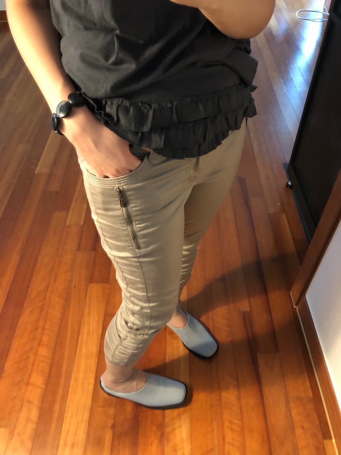 shirring capri pants  상품이미지1