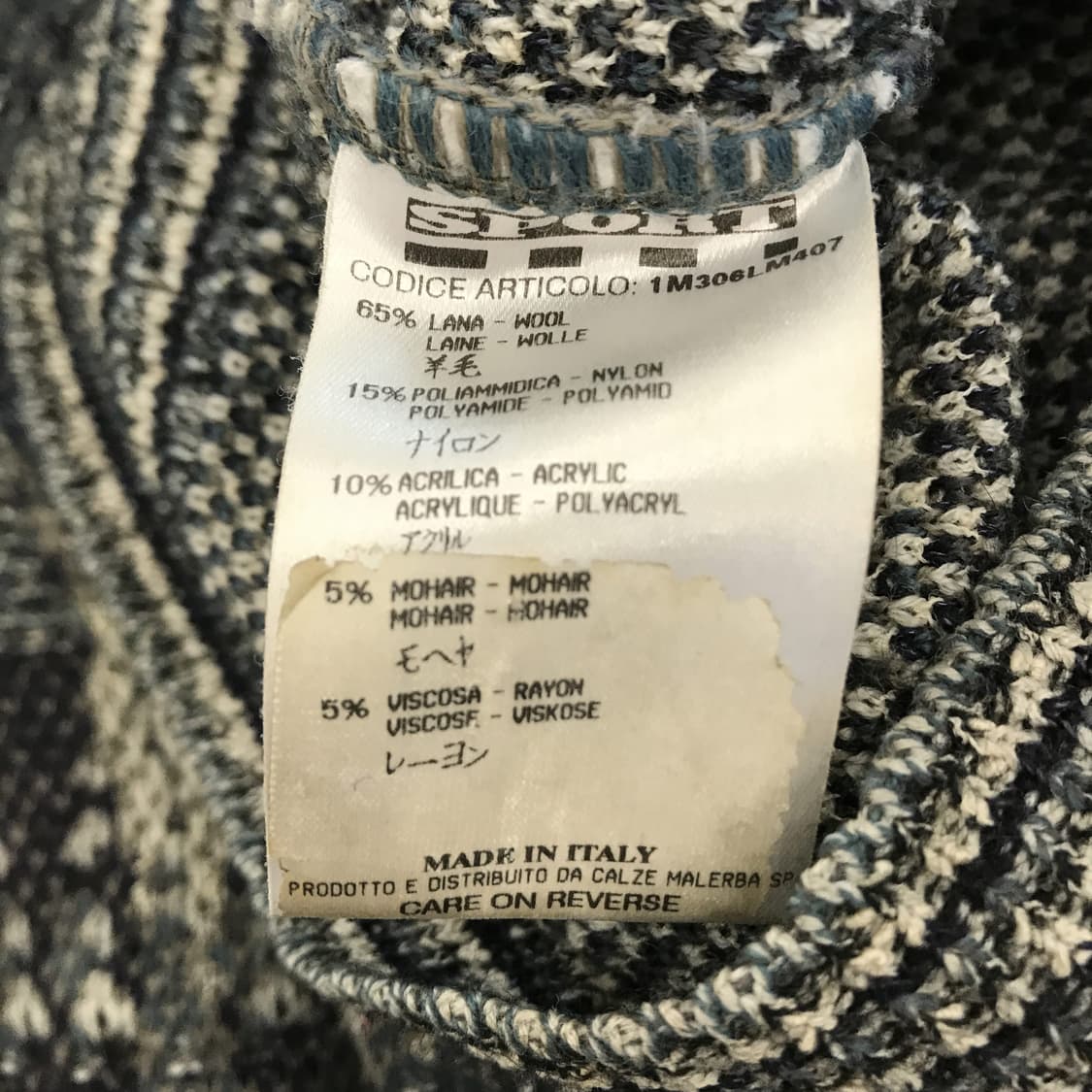 미쏘니 MISSONI 이태리 니트집업 가디건  [L] 상품이미지5