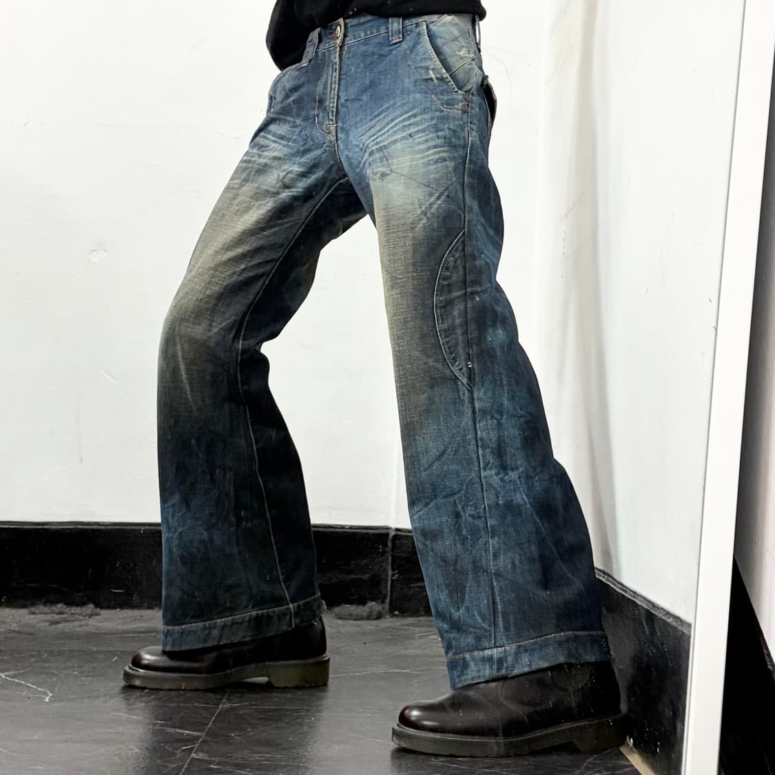 버커루 신치백 부츠컷 데님 팬츠 상품이미지2