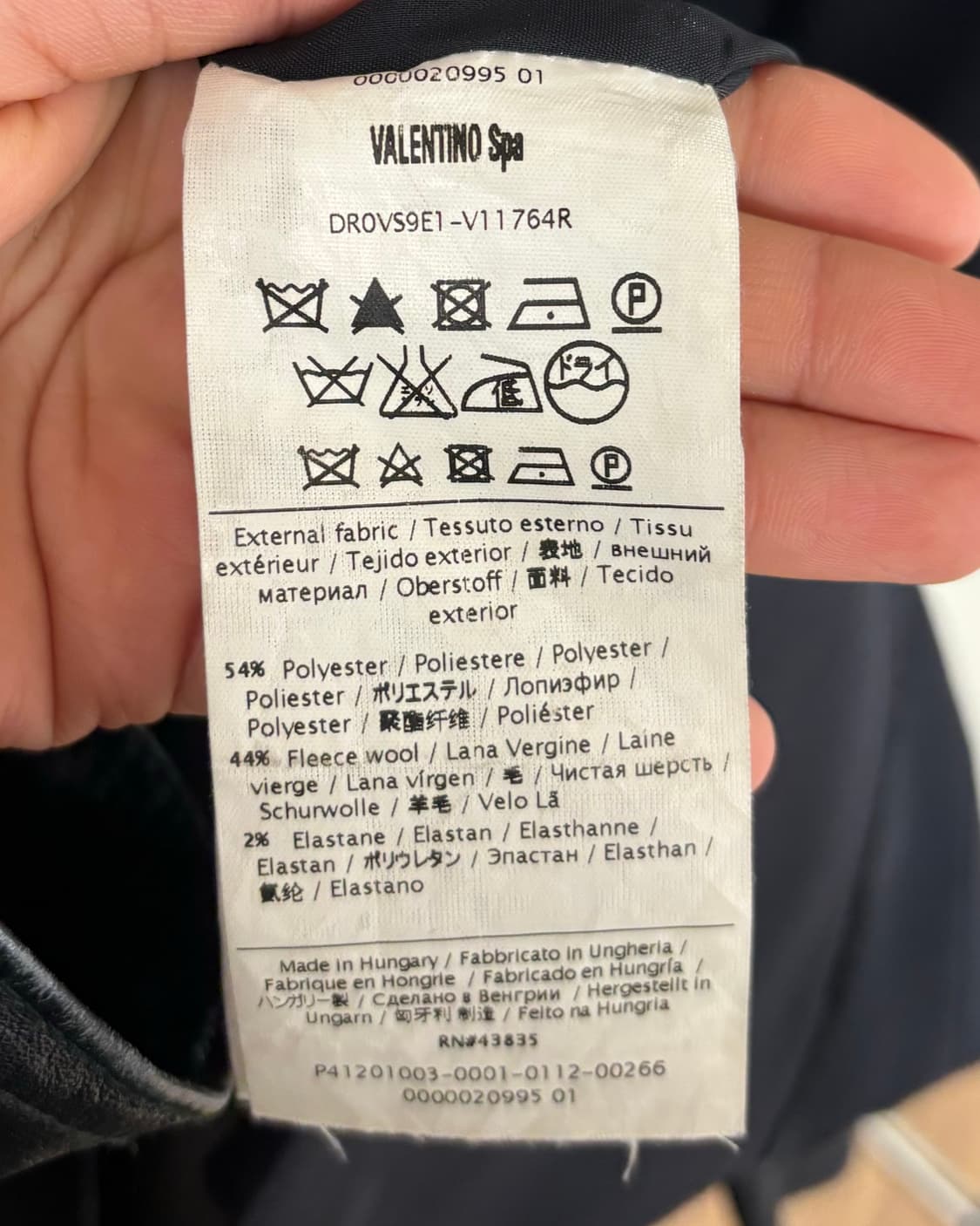 레드 발렌티노블랙 슬리브리스 미디 원피스 상품이미지8