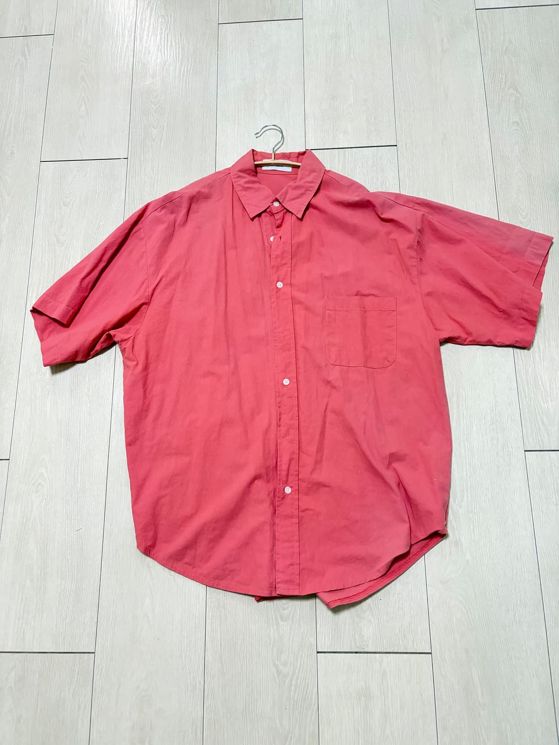 핑크 반팔셔츠 상품이미지3