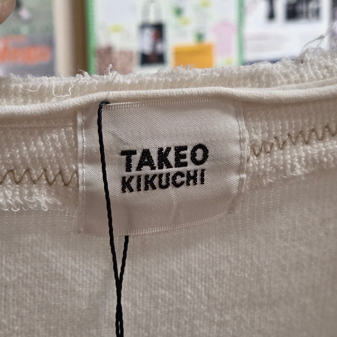 JPN 타케오 키쿠치 와플 헨리넥 슬림핏 반팔 상품이미지5