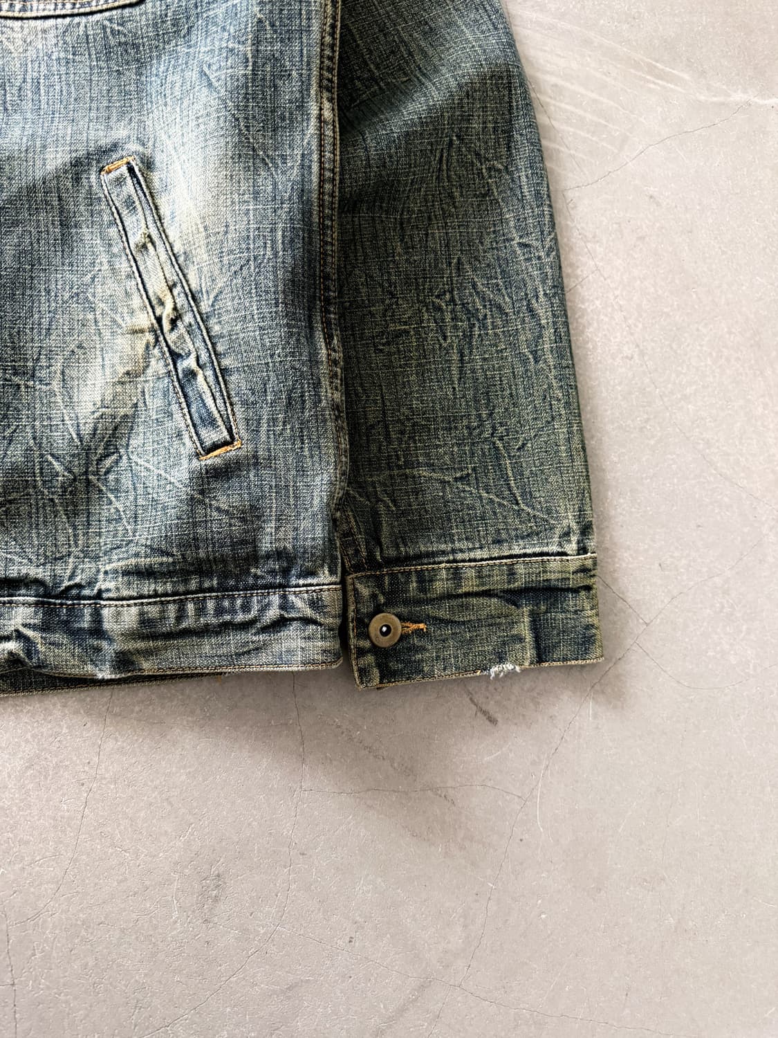 Vintage Woolrich Washing Denim Jacket  상품이미지4