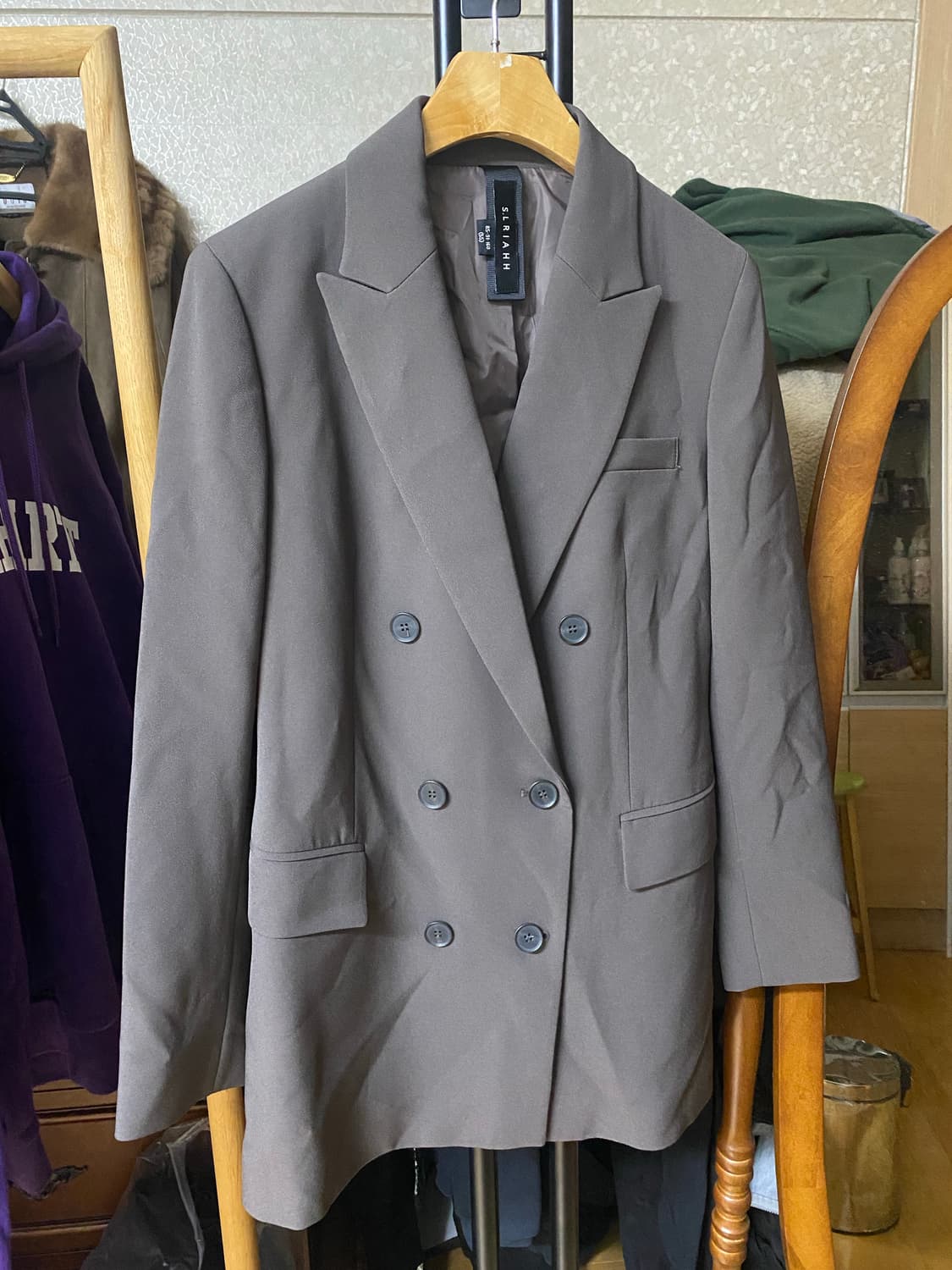 S.LRIAHH 더블 브레스트 블레이저 55 상품이미지1