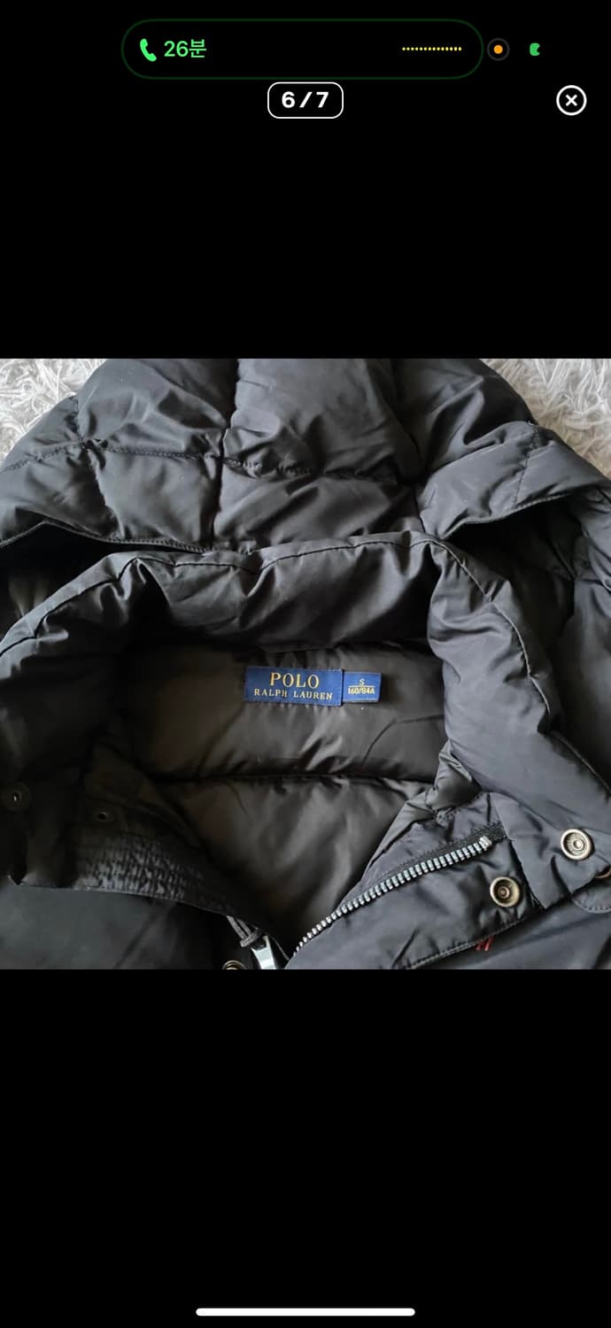 [희귀템] 폴로 랄프로렌 여성 후드 다운 패딩 자켓 S 상품이미지6