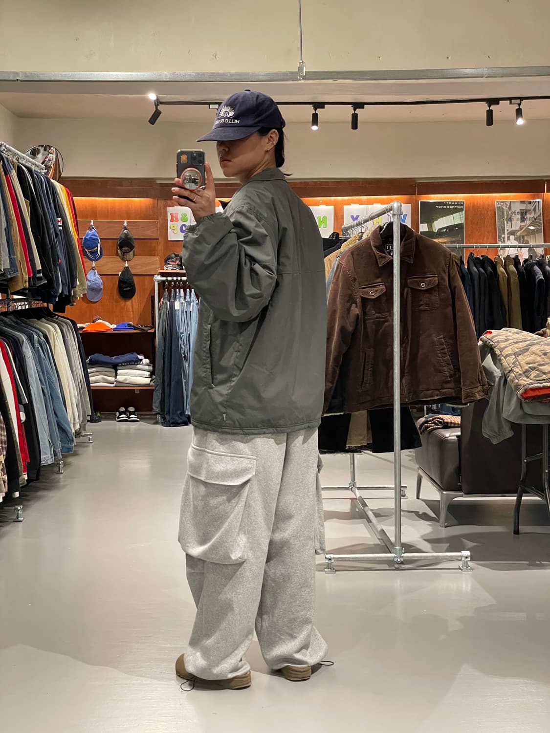 리복 플리스 반집업    상품이미지4