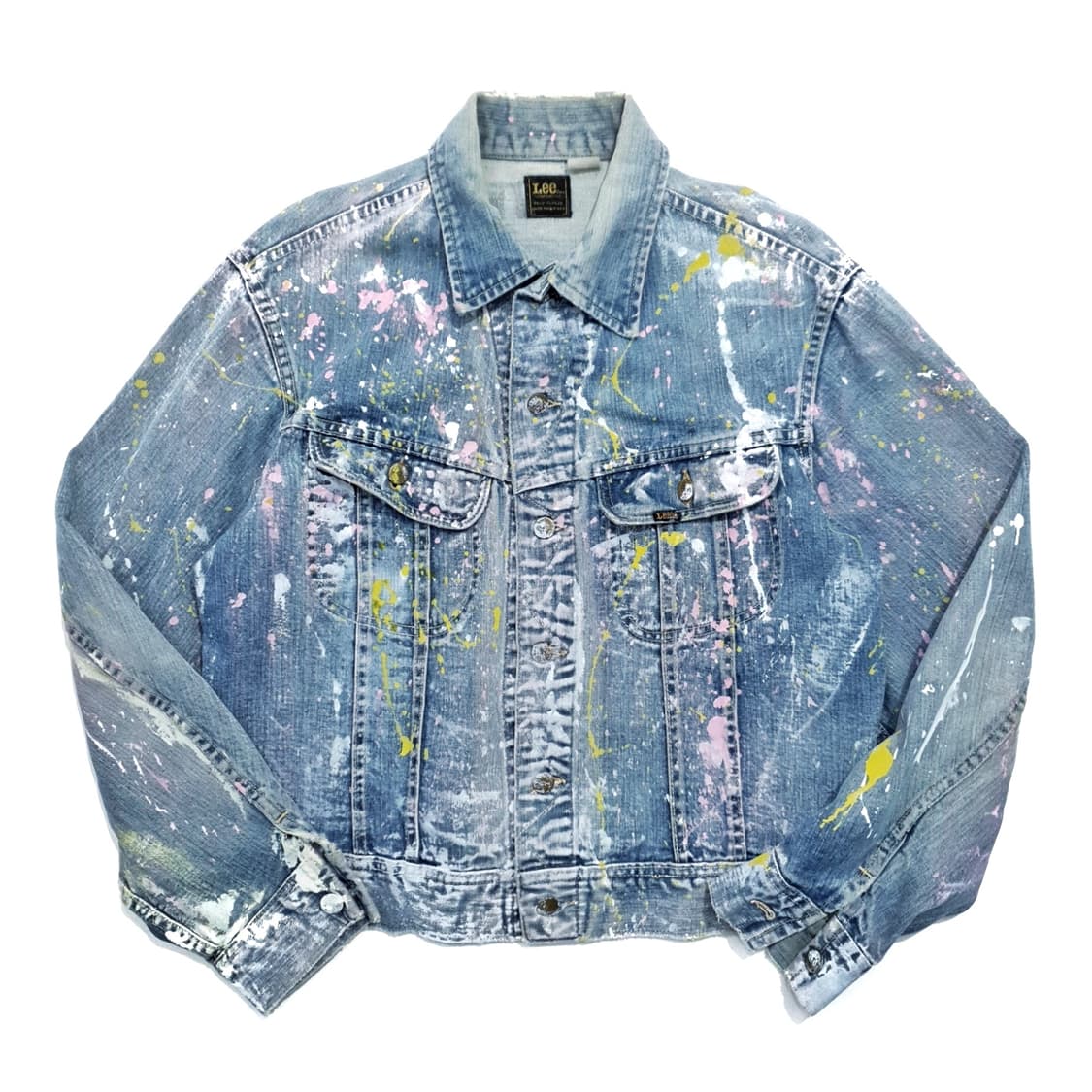 lee 70s 데님 트러커 자켓 페인팅 커스텀 100~105 상품이미지1