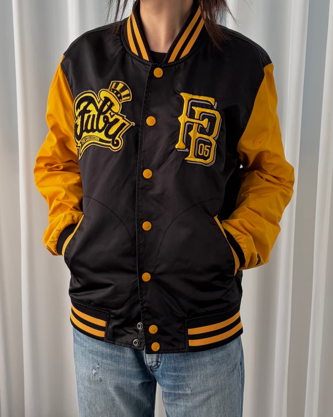 [M]FUBU 후부 올드스쿨 바시티 자켓 상품이미지1