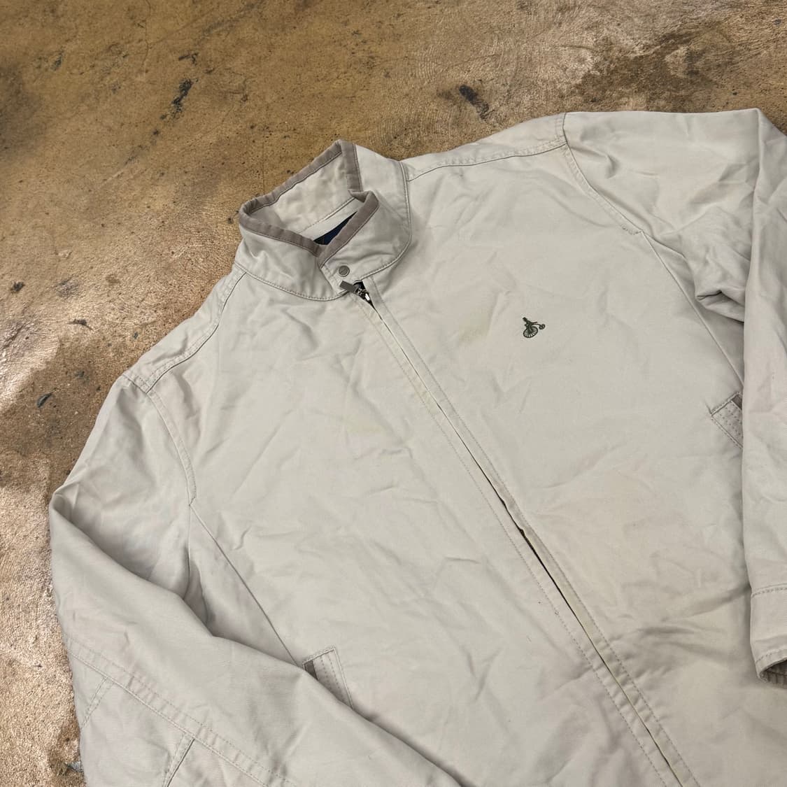 [정품/95] 빈폴 아이보리 봄버 자켓 b17 상품이미지1