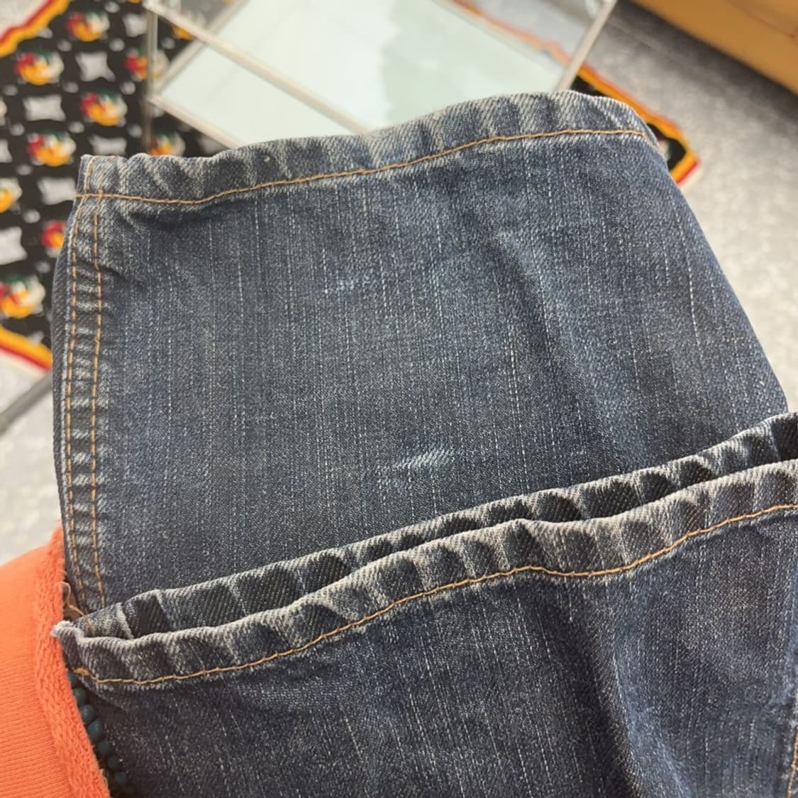 캘빈클라인 올드스쿨 빈티지 세미 와이드 데님 팬츠 31인치 C06592 상품이미지6