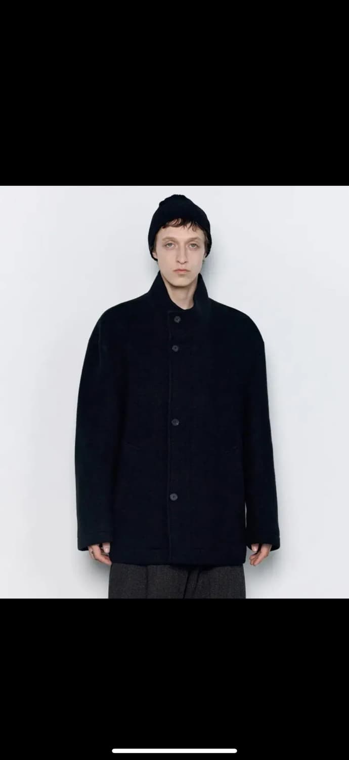 인사일런스 울 하프 코트 상품이미지2