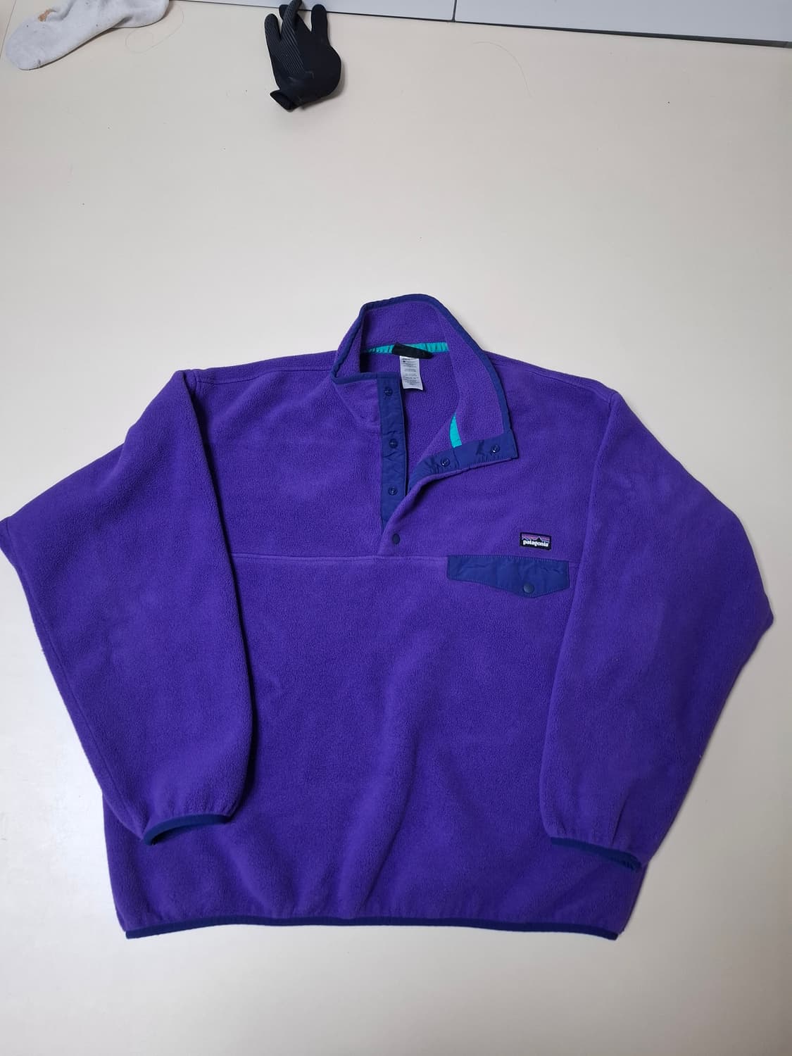 L 파타고니아 신칠라 퍼플 블루 플리스 풀오버 잉크 상품이미지1