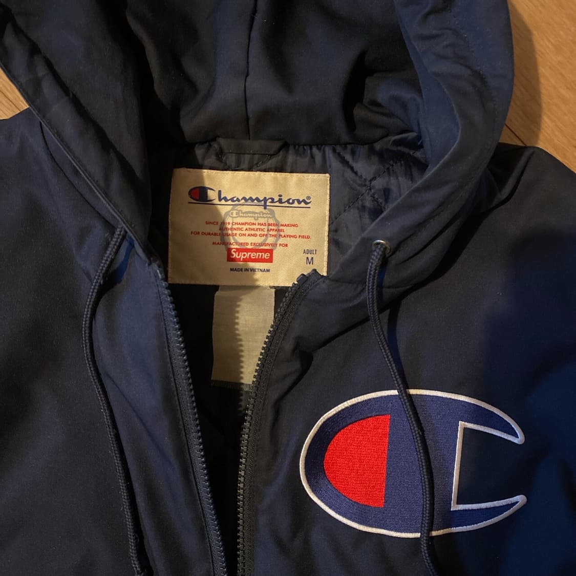 슈프림 x 챔피온 하프 집업 나일론 풀오버 상품이미지3