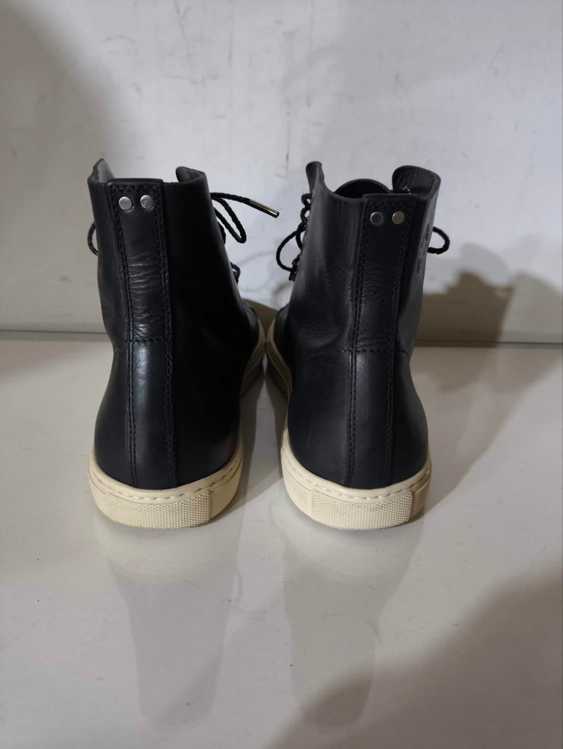 39 260mm 부테로 타니노 송아지 가죽 스니커즈 블랙 상품이미지8