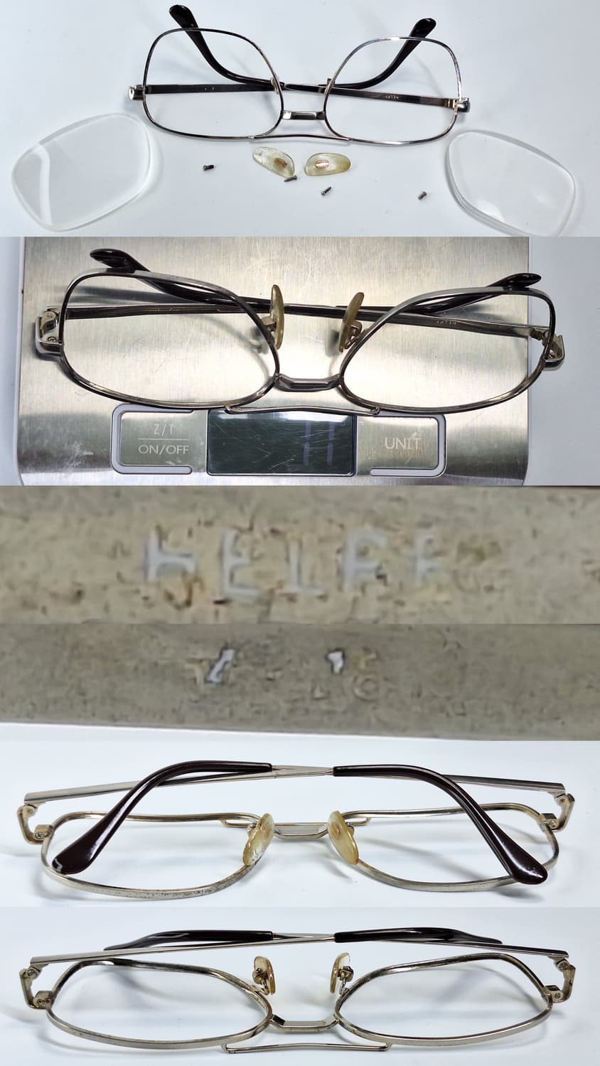 80s 일본 빈티지 투브릿지 더블브릿지 안경테 빈티지 클래식 레트로 y2 상품이미지4