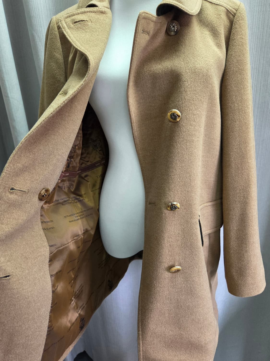 DAKS 여성 더블 코트 L#신품급 상품이미지6