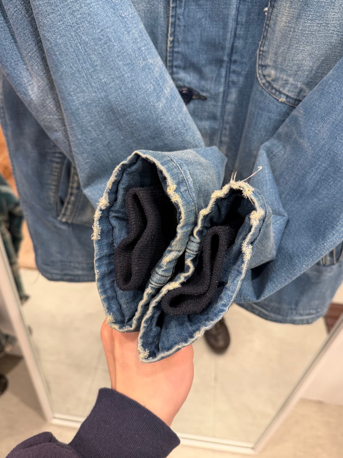 Alpha Industries & Lee 스톰라이더 N-1 데님 덱 자켓 상품이미지5