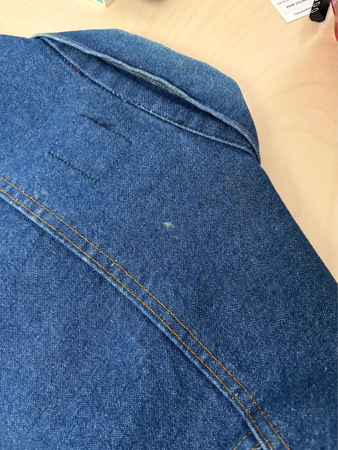 90s USA 데님 트러커 자켓 상품이미지10