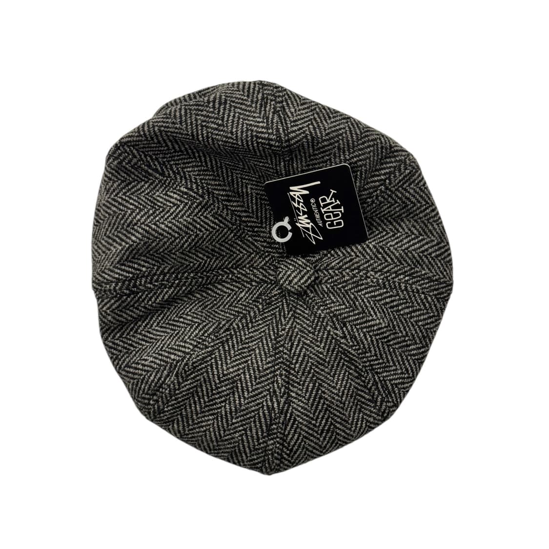 스투시 00's 헤링본 뉴스보이캡 그레이 상품이미지1