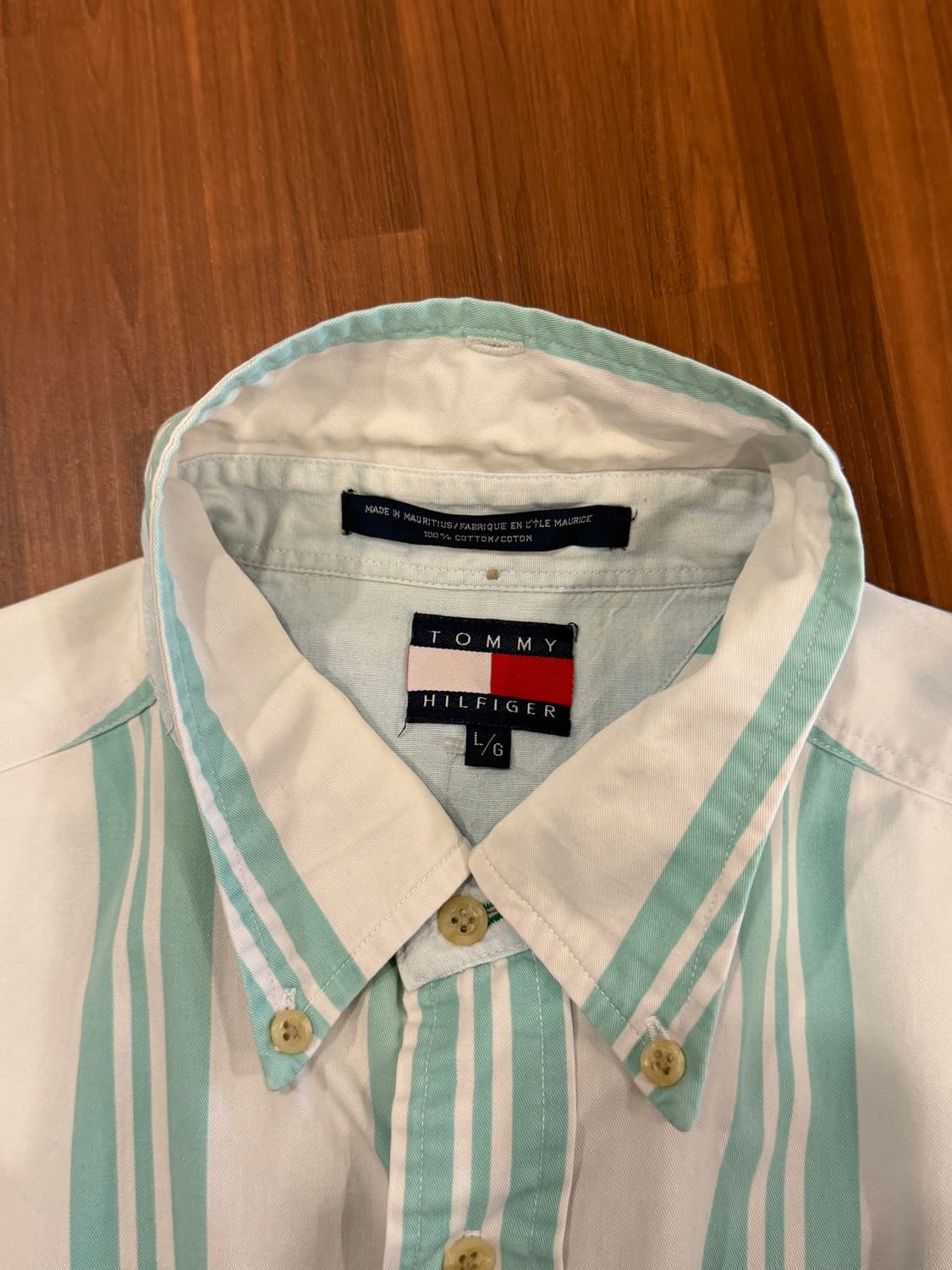 90s Tommy Hilfiger 타미힐피거 스트라이프 셔츠 상품이미지7