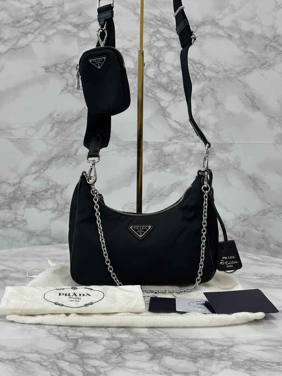 [정품] 프라다 리에디션 2005 리나일론 백 상품이미지7