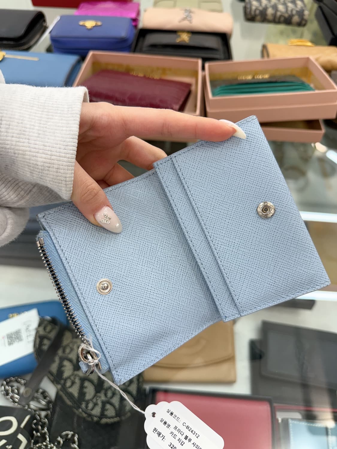 [정품] 프라다 반지갑 신형 상품이미지4