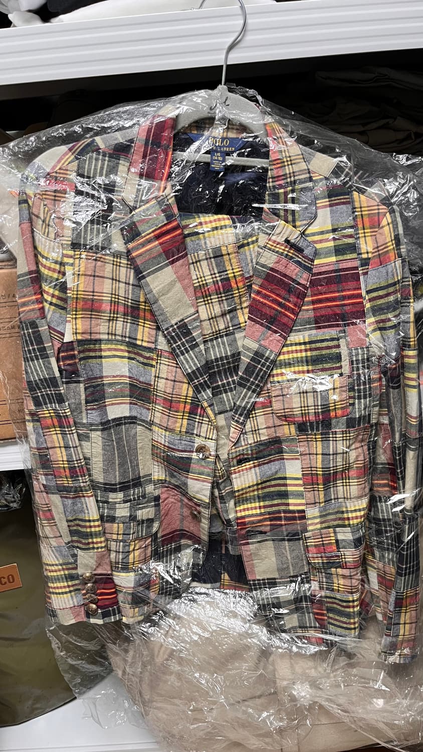 Polo Ralph Lauren 패치워크 플레이드블레이저 상품이미지1