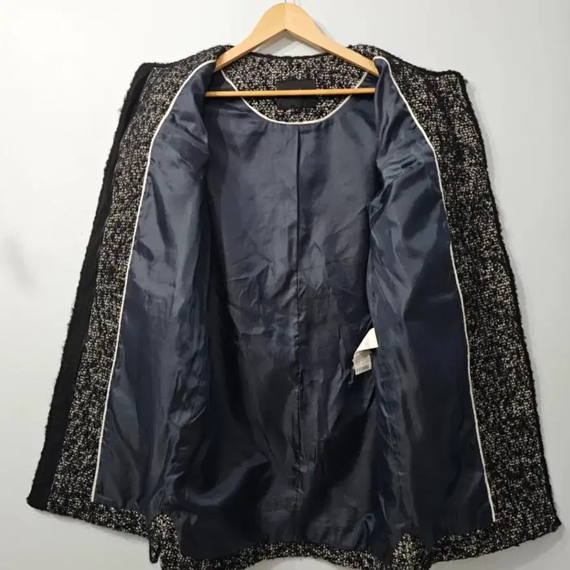 Maje 마쥬 트위드 자켓 블랙/화이트 ~55반 상품이미지4