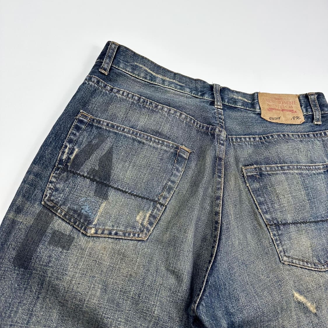 아베크롬비 A&F 와이드 워싱 데님 팬츠 (32인치) 상품이미지6