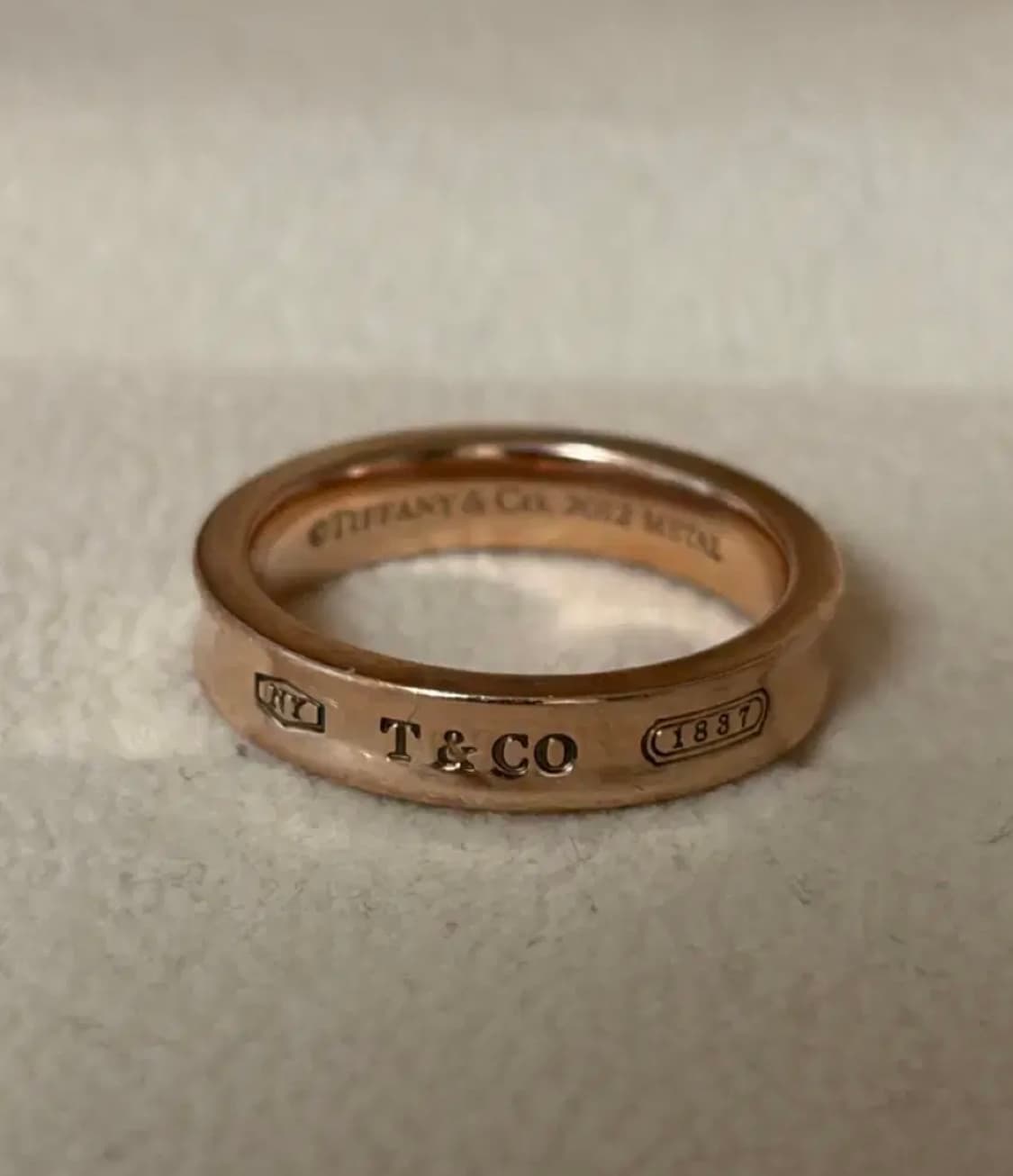 티파니앤코 1837 로즈골드 링 상품이미지1