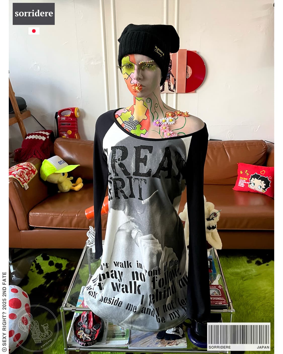 Sorridere Japan Gothic Punk Long-Sleeve 상품이미지1