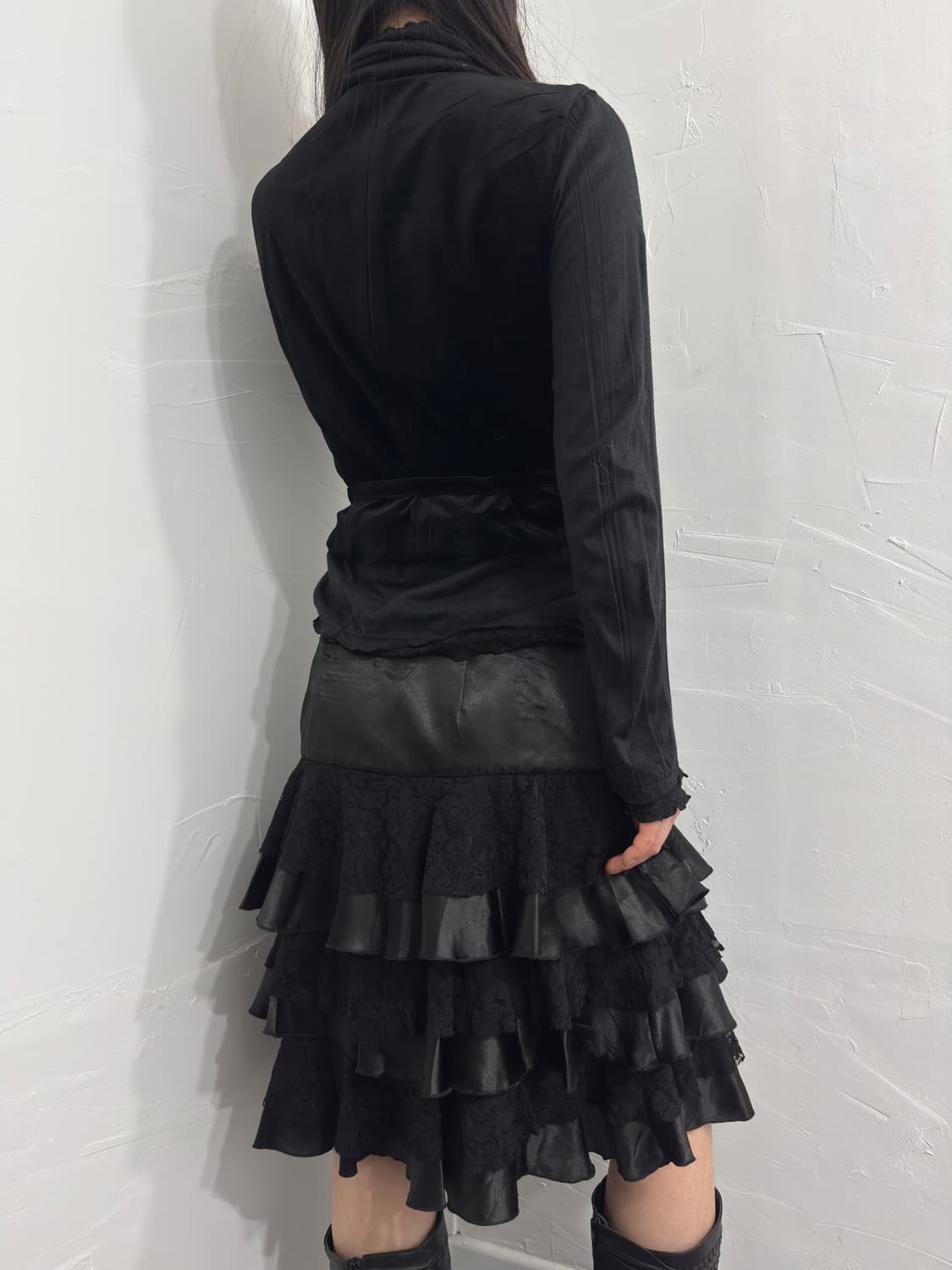 velvet belt vest 상품이미지4