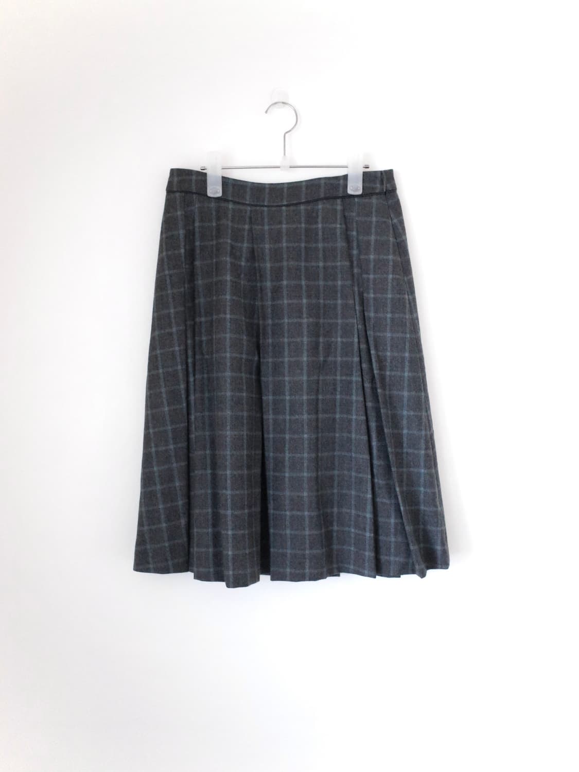 빈티지 체크 플리츠 스커트 상품이미지3