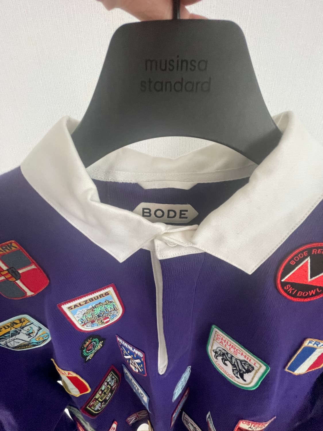 Bode patch polo shirts 판매 상품이미지5