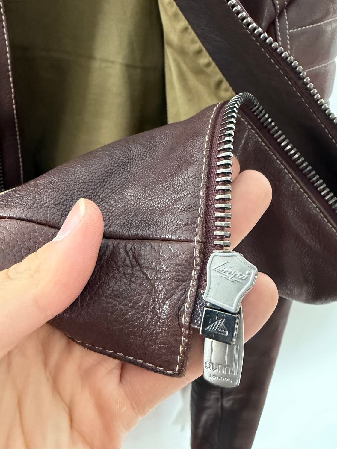 던힐 고트스킨 가죽자켓 레더자켓 바이커자켓 바이크자켓 상품이미지9