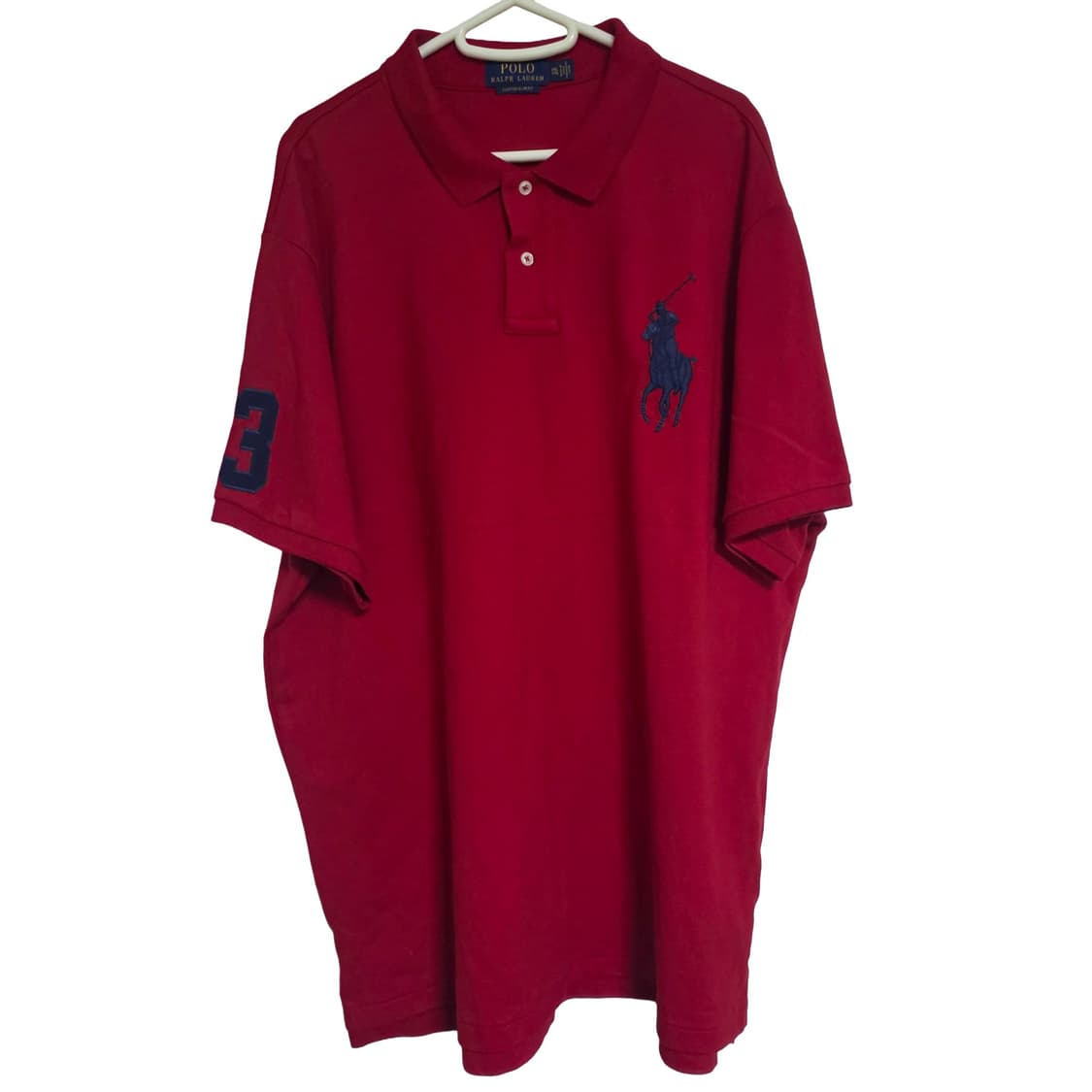 폴로 랄프로렌 레드 빅포니 치프키프 카라티 (2XL) 상품이미지1