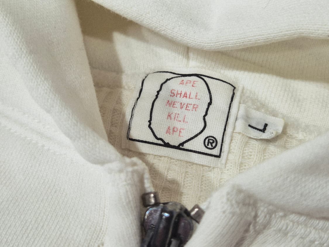 Og 베이프 헤비코튼 와플 후드 집업 상품이미지3