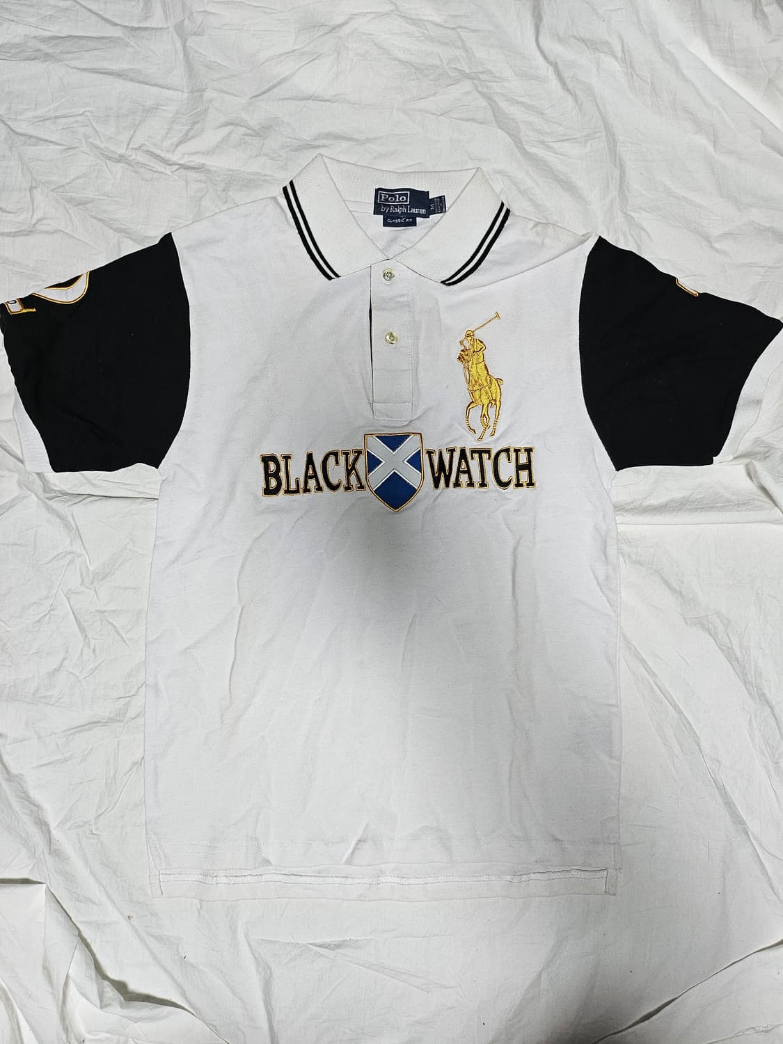 폴로랄프로렌 블랙와치 빅포니 카라티 카라티셔츠 럭비티 M 상품이미지1