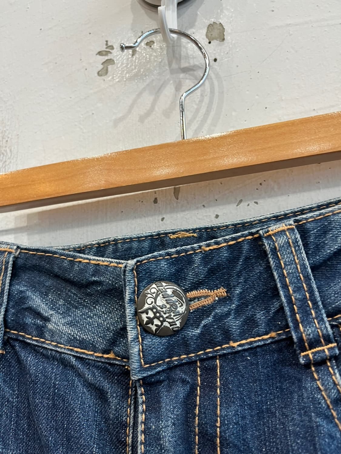 GRASS HOPPER JPN 펑크 로우라이즈 부츠컷 데님팬츠 상품이미지4