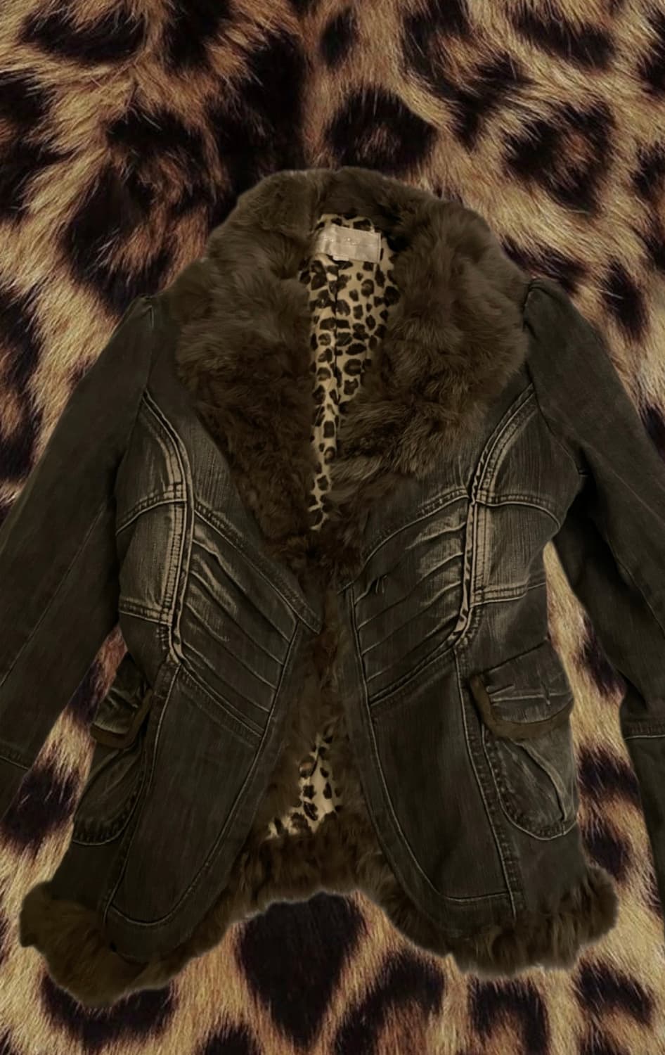rabbit denim jacket 상품이미지1