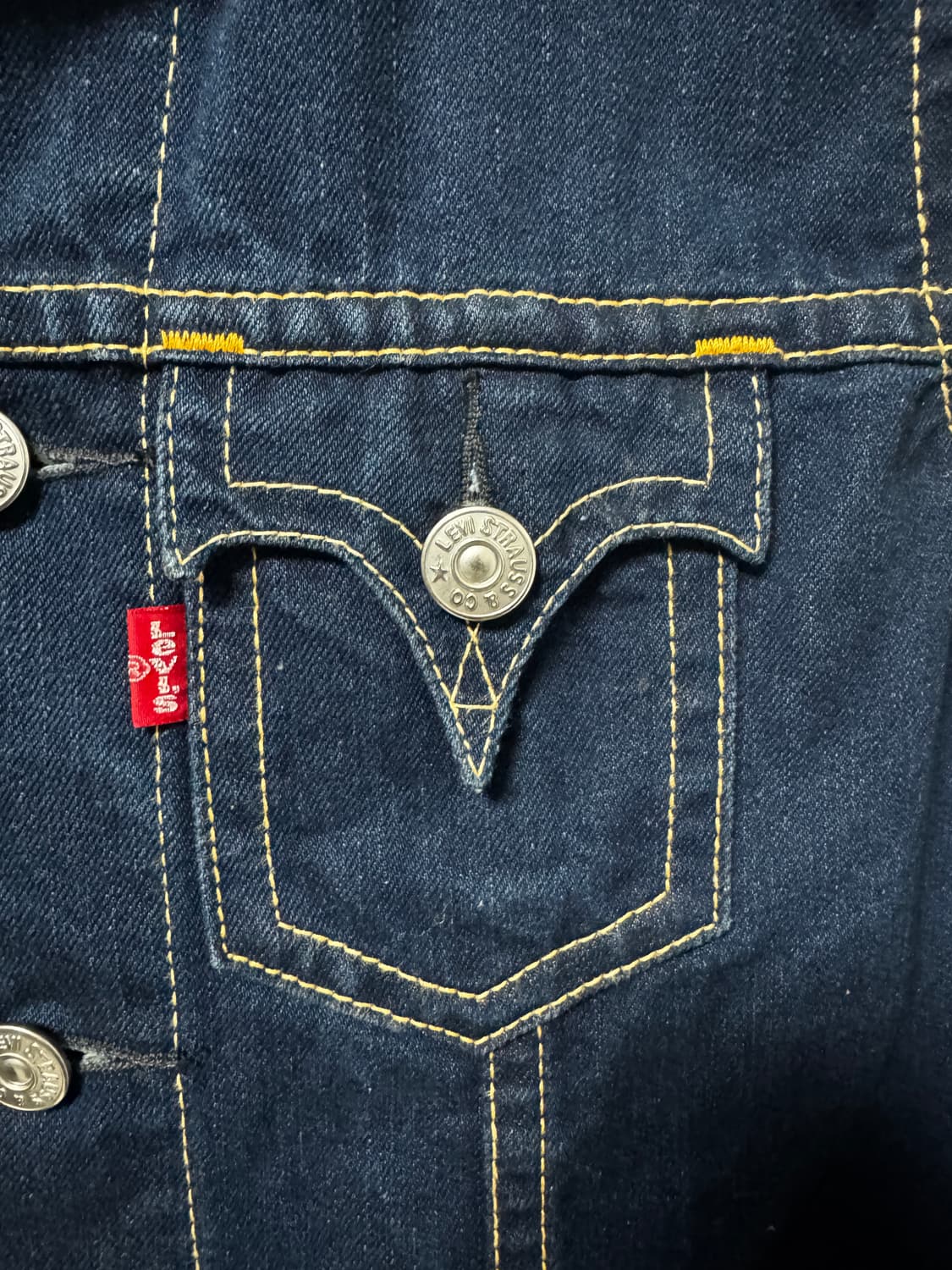 리바이스 TYPE 1 데님 자켓 L 상품이미지3