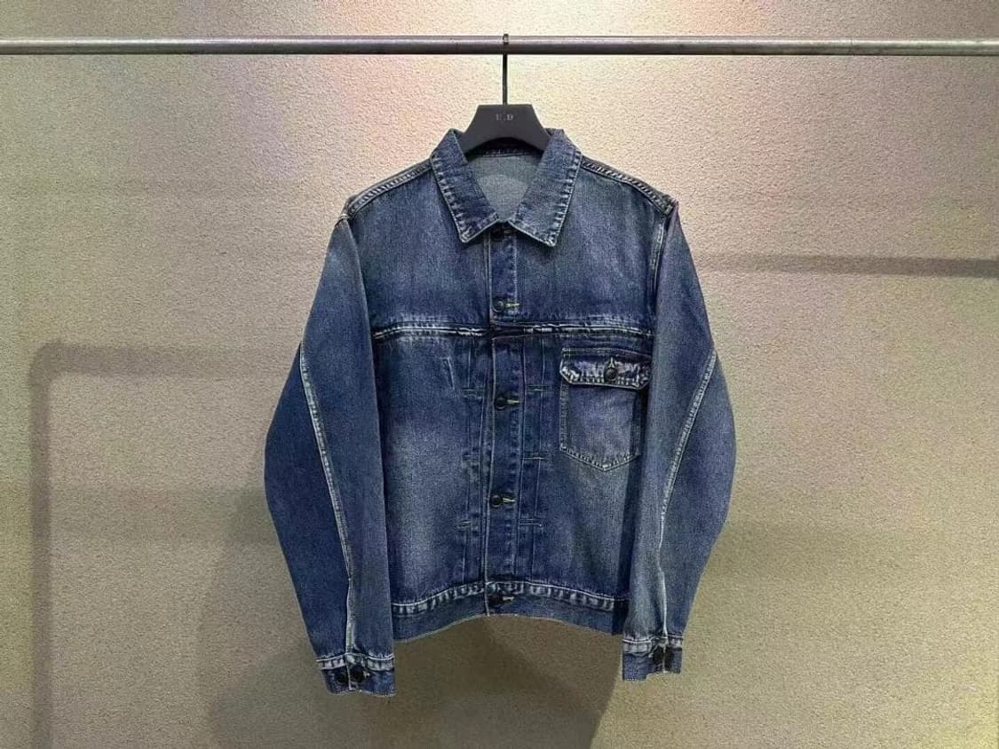 요지 야마모토 인디고 데님 재킷 상품이미지2