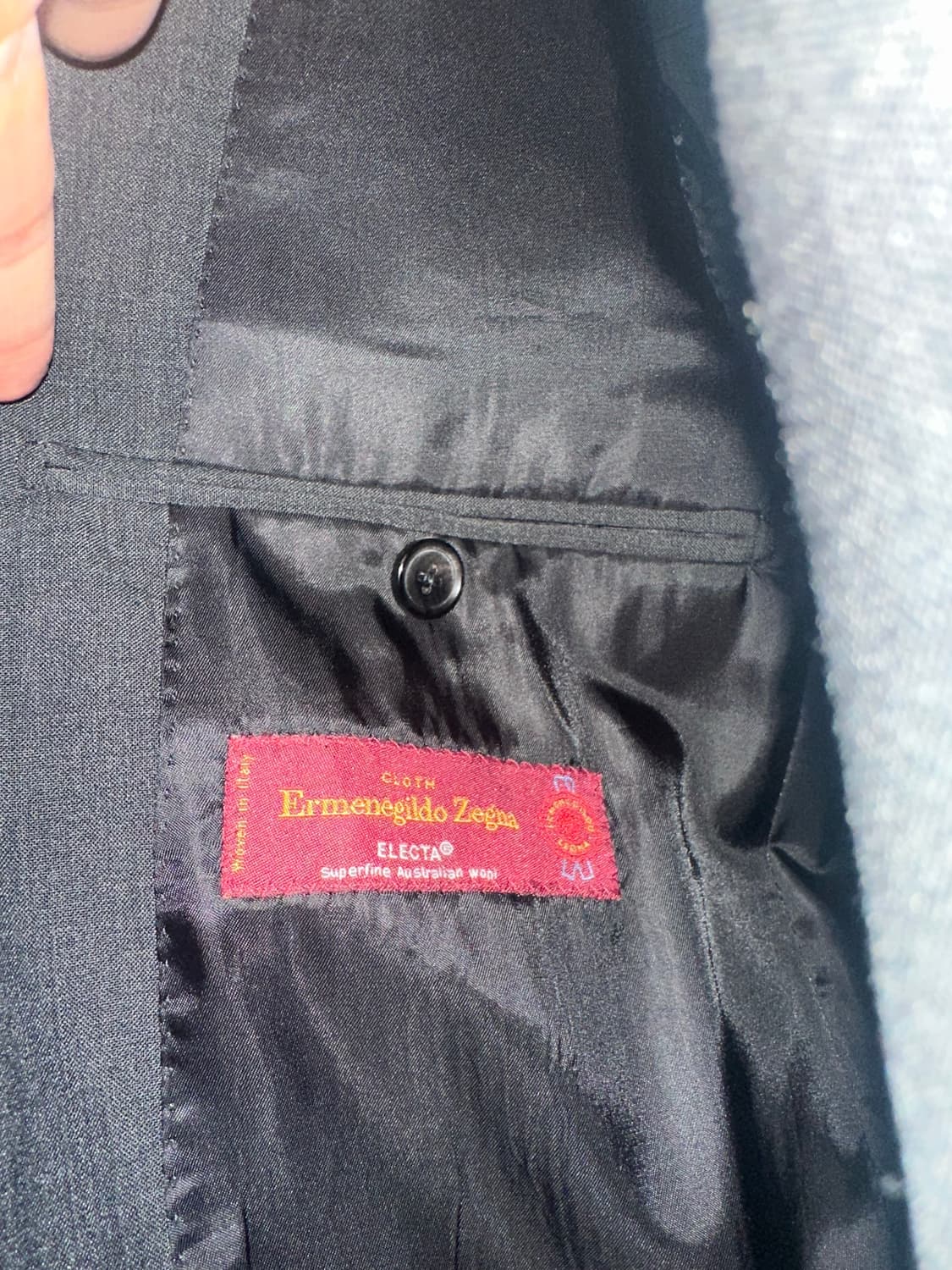 그레이 맞춤 수트(정장) 제냐 원단 상품이미지4