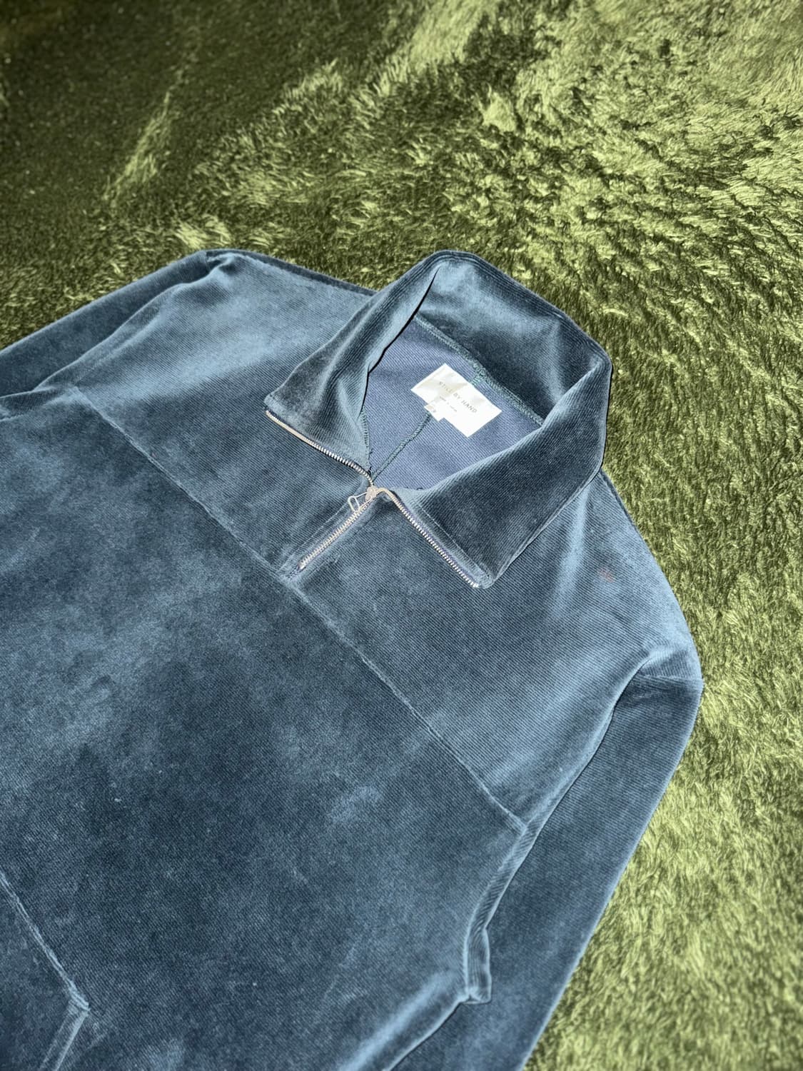 [2] Still By Hand 스틸바이핸드 코듀로이 패널 쿼터 집업 상품이미지2