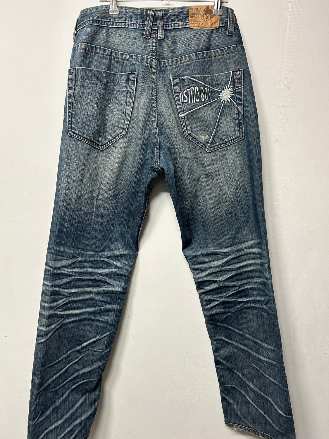 vintage 아톰 아스트로보이 올드스쿨 데님팬츠 m 상품이미지5
